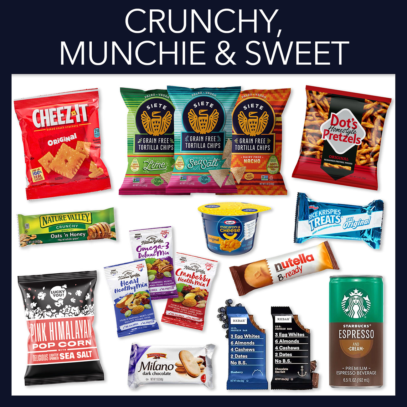 Crunchy, Munchie, & Sweet