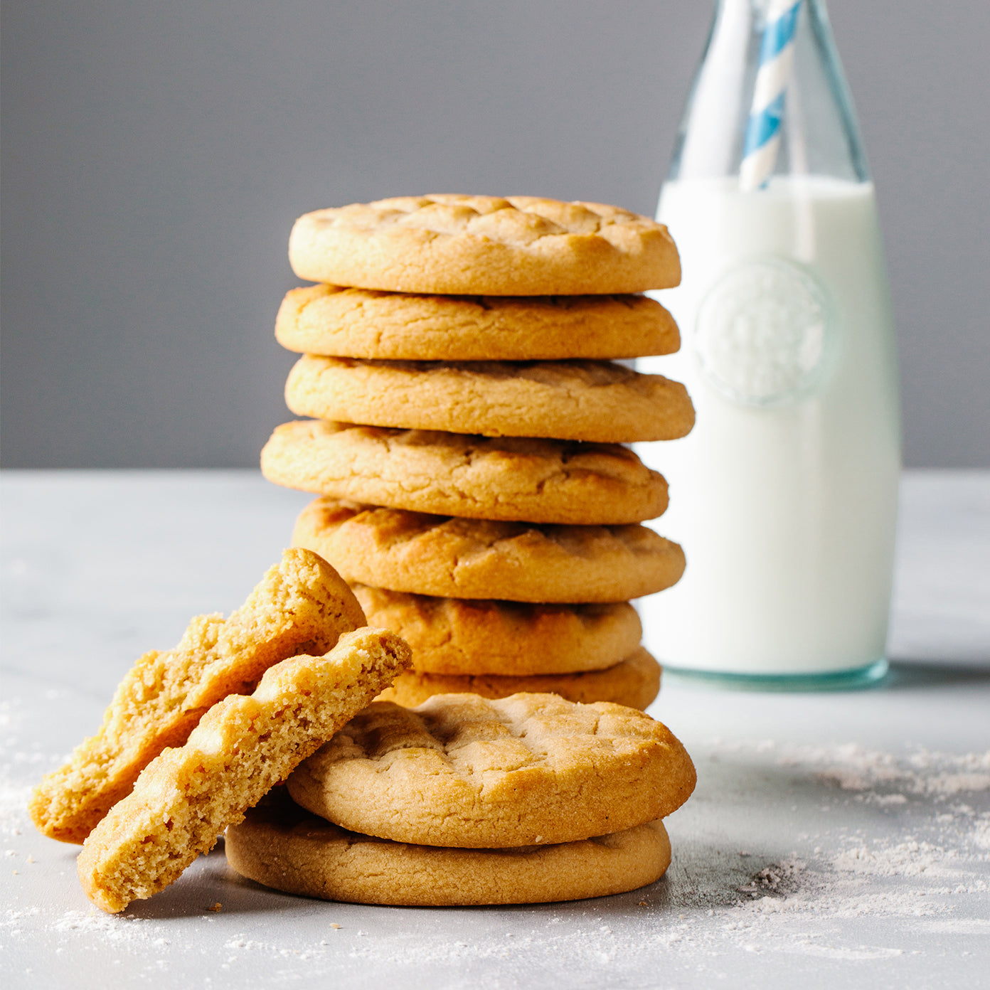 Peanut Butter Cookies for logo gifts, made individually wrapped with logo